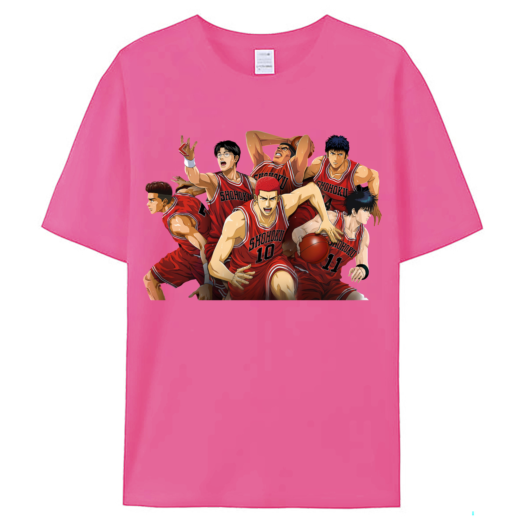 （画像用） SLAM DUNK／スラムダンク レディースカジュアルプリントTシャツ（綿100％）